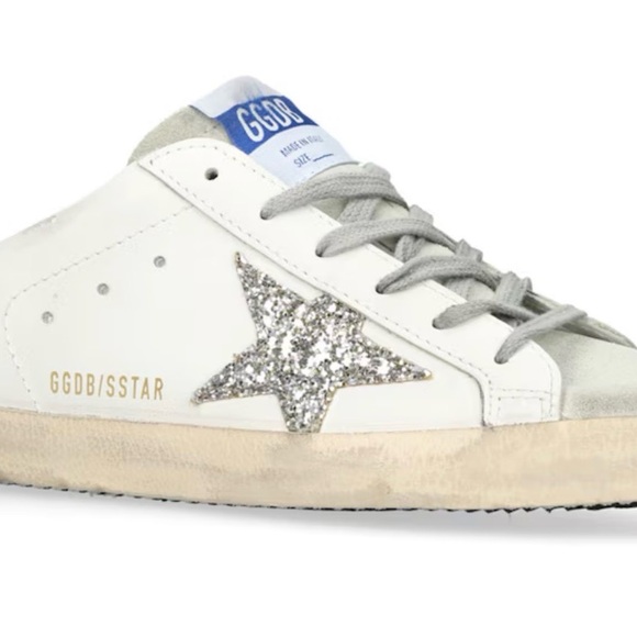 Golden Goose Shoes - Golden Goose White Sneakers with Silver Star